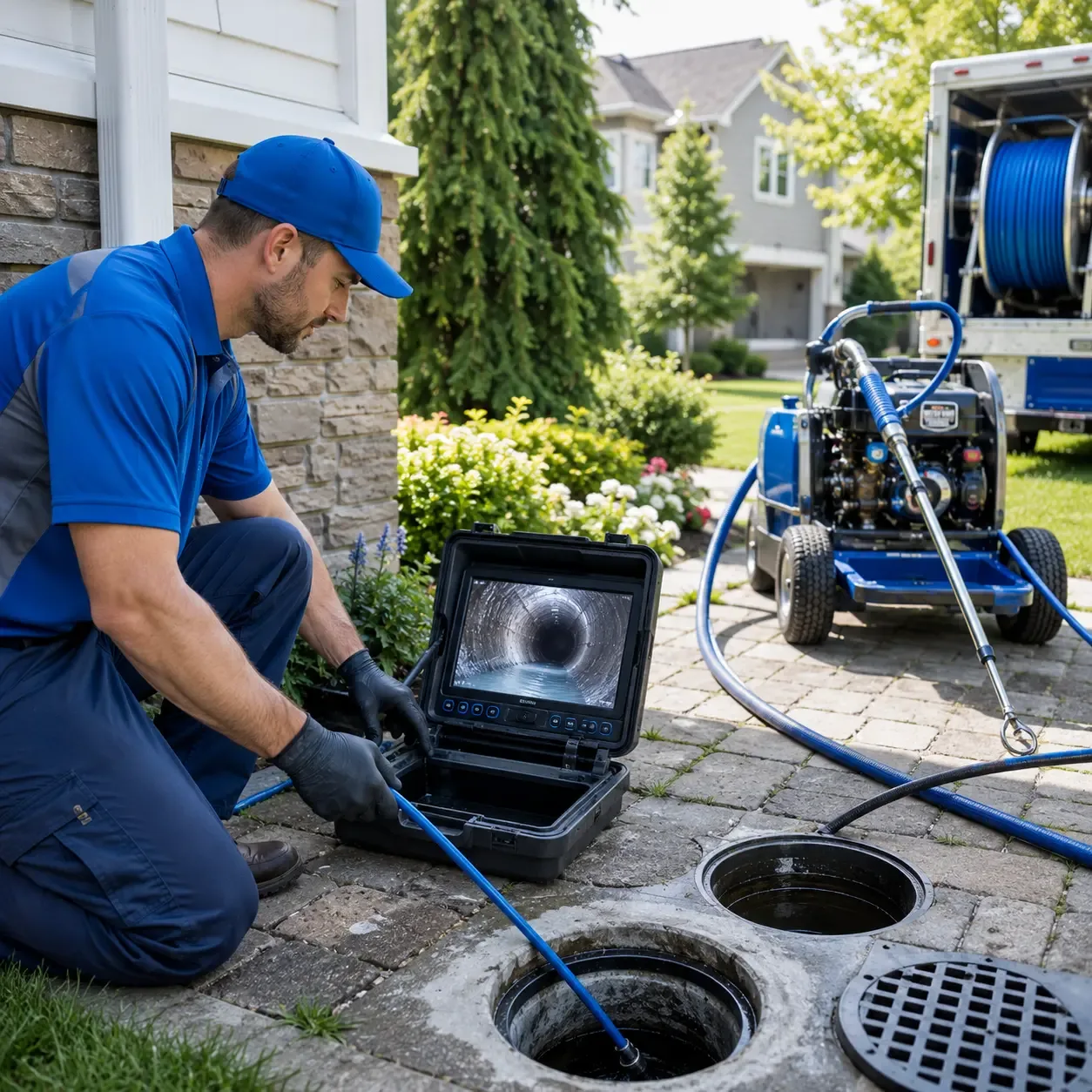 Outdoor drain cleaning professionals serving Buck Creek, IN